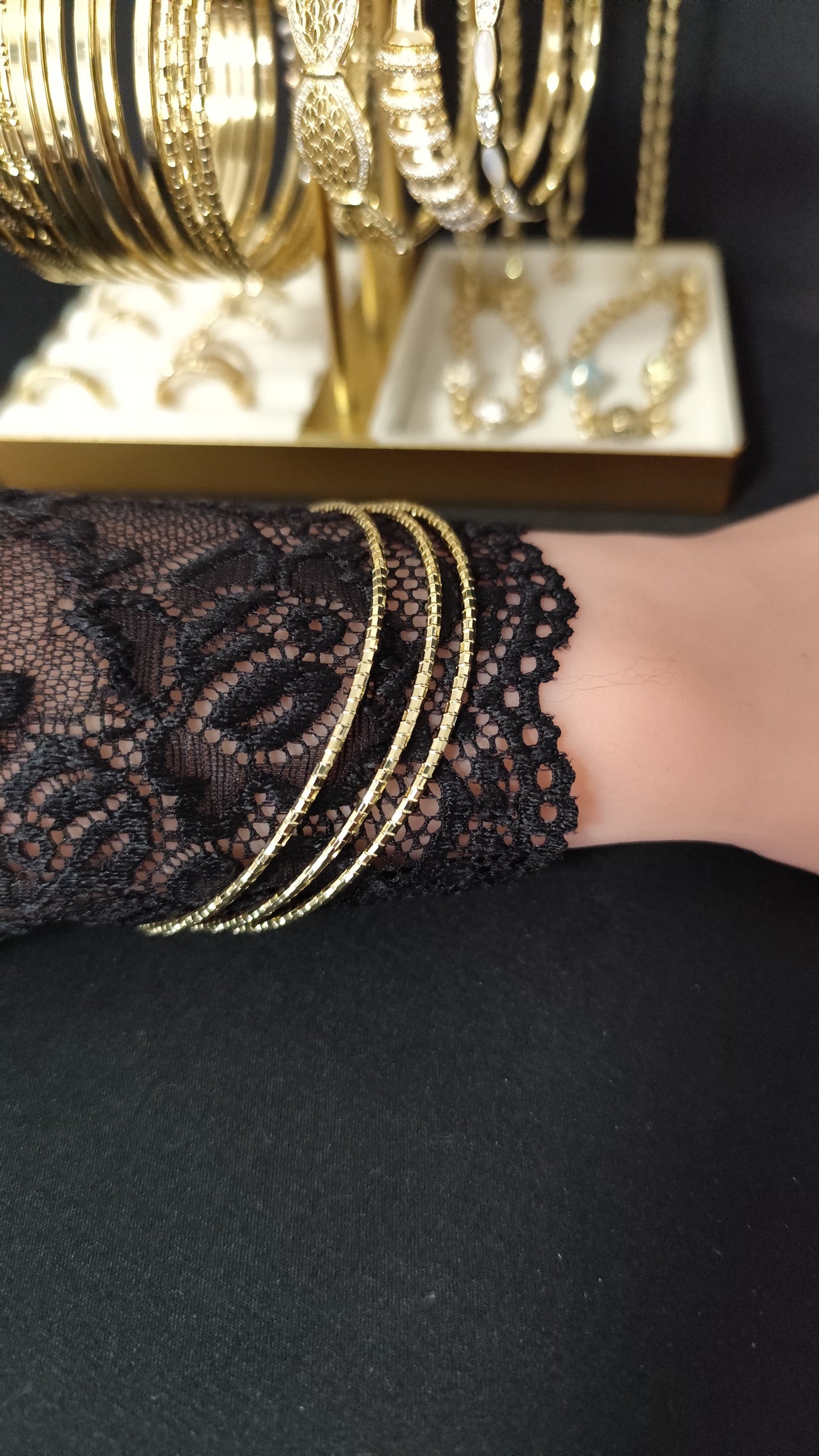 Patterned Ajda New Bangle