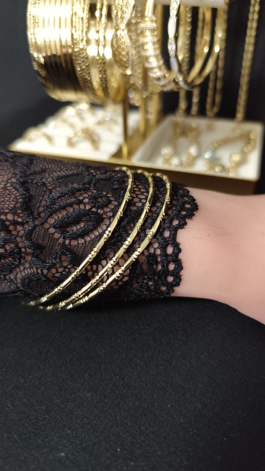Patterned Ajda Bangles