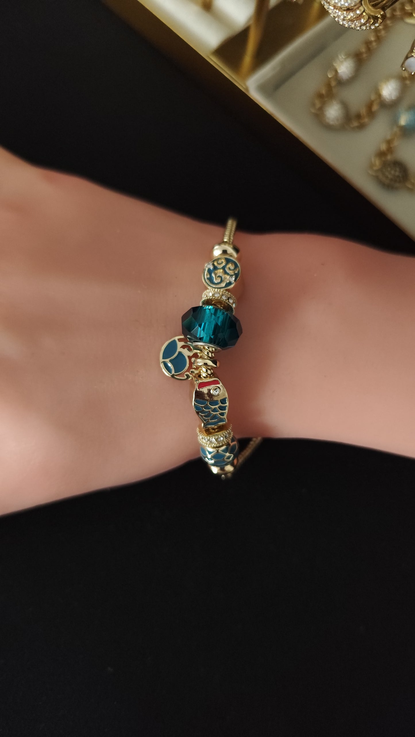 Blue Fish Bracelet