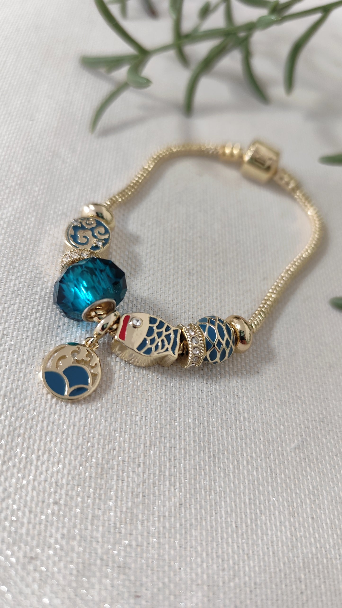 Blue Fish Bracelet