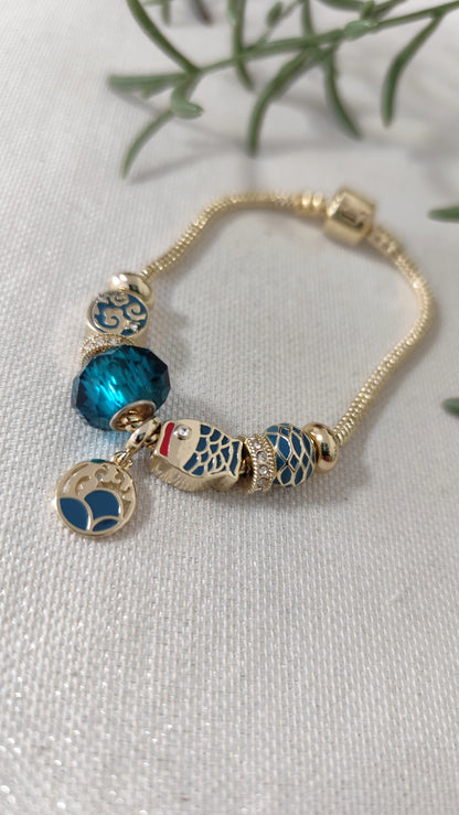 Blue Fish Bracelet