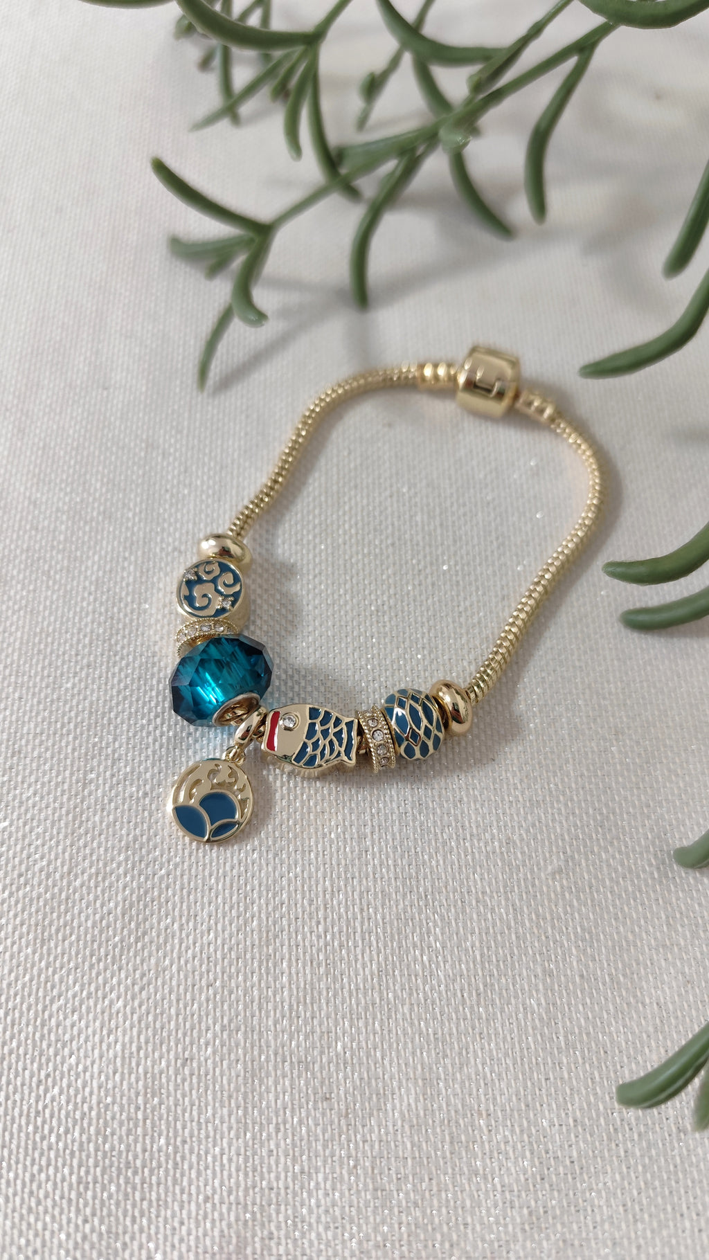 Blue Fish Bracelet
