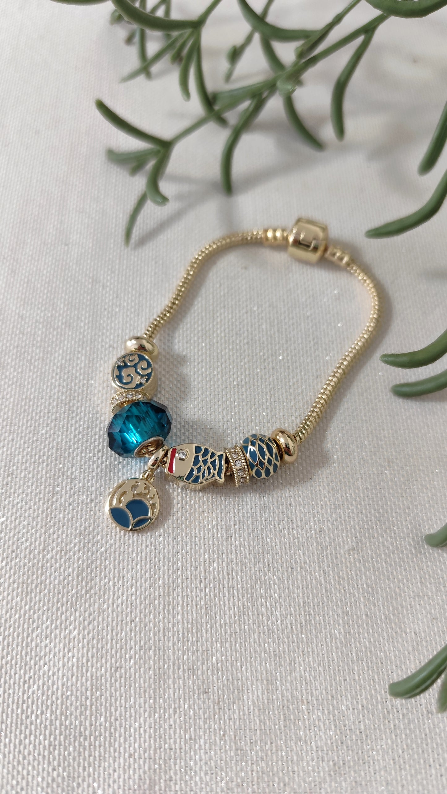 Blue Fish Bracelet