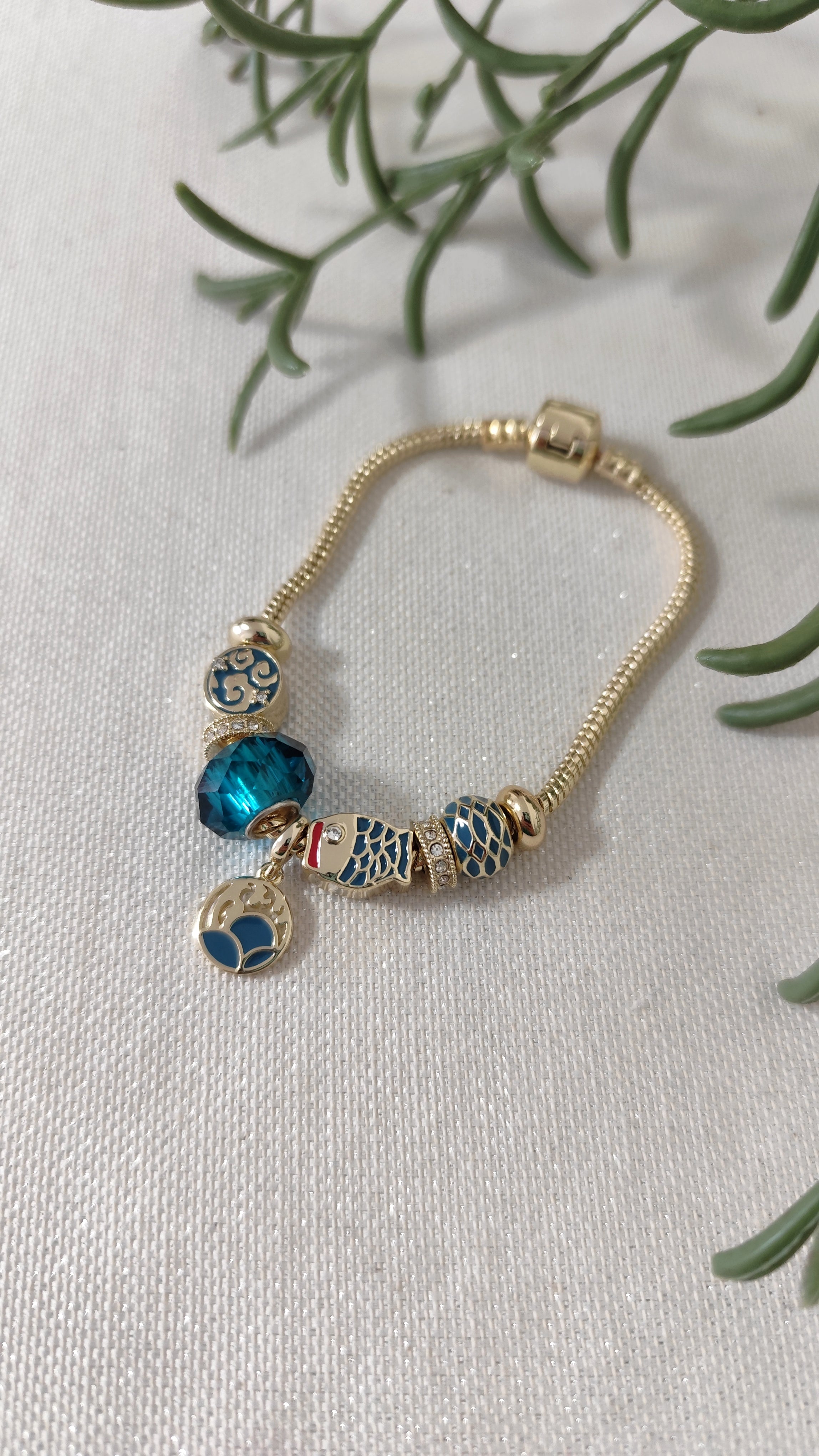 Blue Fish Bracelet